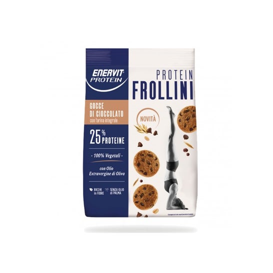 Enervit Protein Frollini Gotas Chocolate 200g