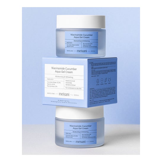 Meisani Niacinamide Cucumber Aqua Gel Cream 50ml