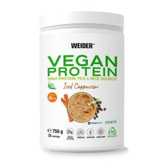 Weider Vegan Protein Capuccino Iced 750g Weider Vegan Protein Capuccino Iced 750g
