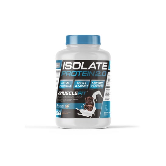 MuscleFit ISOLATE Protein CFM Creación de Músculo Sabor Brownie 2kg