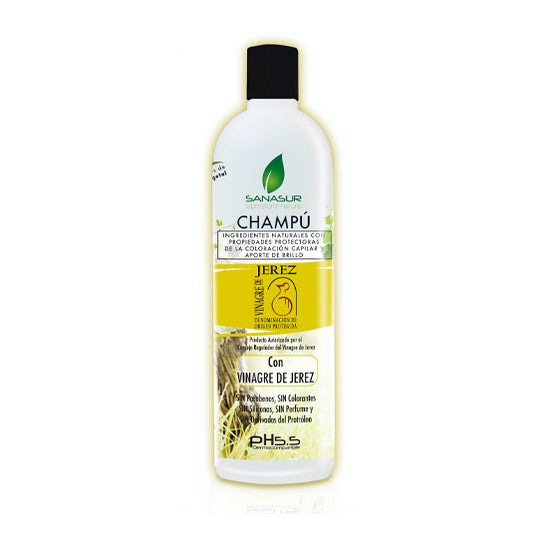 Sanasur Natural Shampoo Com Vinagre De Sherry 500 Ml