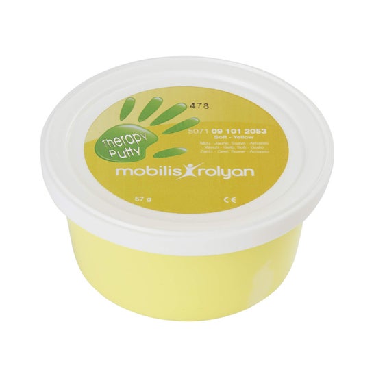 Ajuda a Dynamic Putty Exercise Putty Yellow Putty Soft (50 Gr