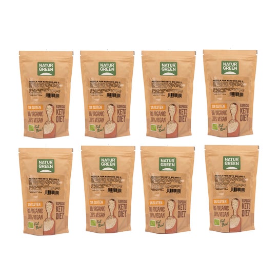 NaturGreen Pack Mistura Pão Keto 8x400g