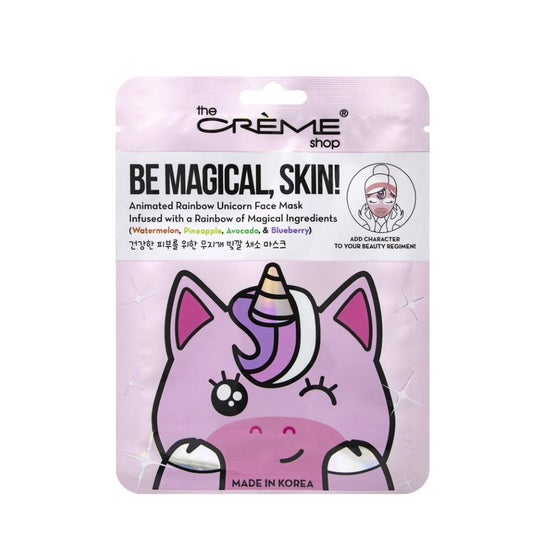 A Crème Shop Be Magical Skin! Máscara Facial Unicórnio 1 peça