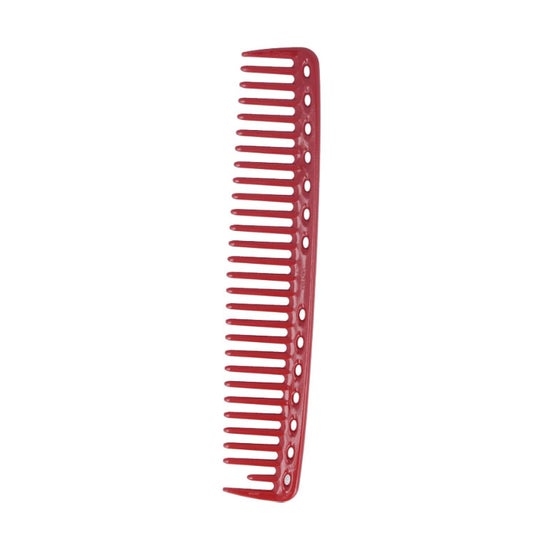 Y.S. Park Red Wide Tine Comb 452 202mm