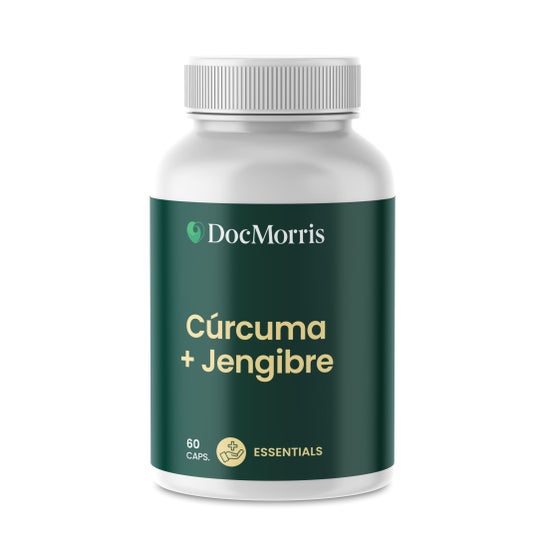 DocMorris Cúrcuma + Jengibre 60 caps
