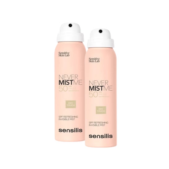 Sensilis Never Mist Me SPF50 Névoa Invisível Toque Seco 2x100 ml