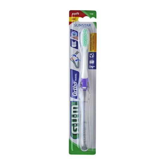 Escova de dentes ortodôntica de viagem GUM® 125 1pc