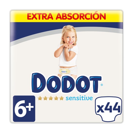 Nappies Extra Sensíveis Dodot T6 44uds