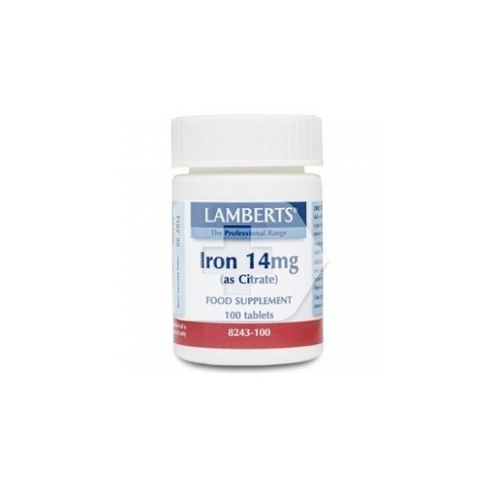 Lamberts Iron 14mg 100 comprimidos