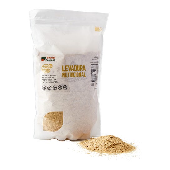 Sentimentos Energéticos Levedura Nutricional Bland 1kg