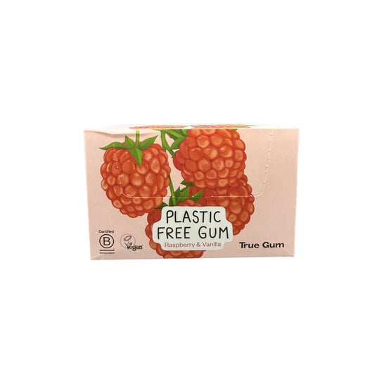 True Gum Chicletes Sem Açúcar Framboesa e Baunilha 24x21 g