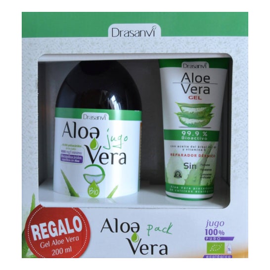 Drasanvi Jugo Aloe Vera + Gel Aloe Vera Set