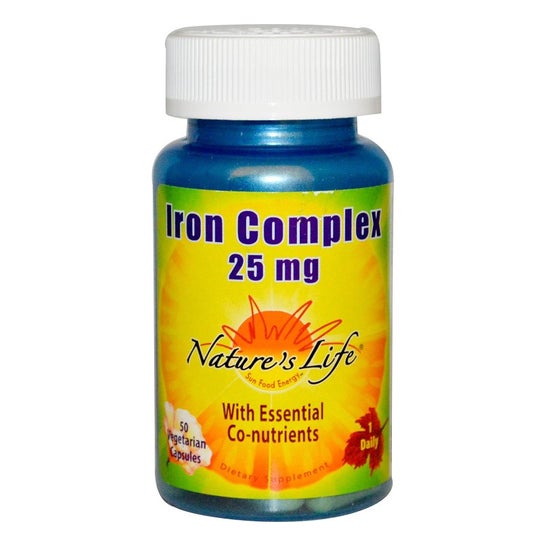 Nature's Life Iron Complex 25mg 50comp
