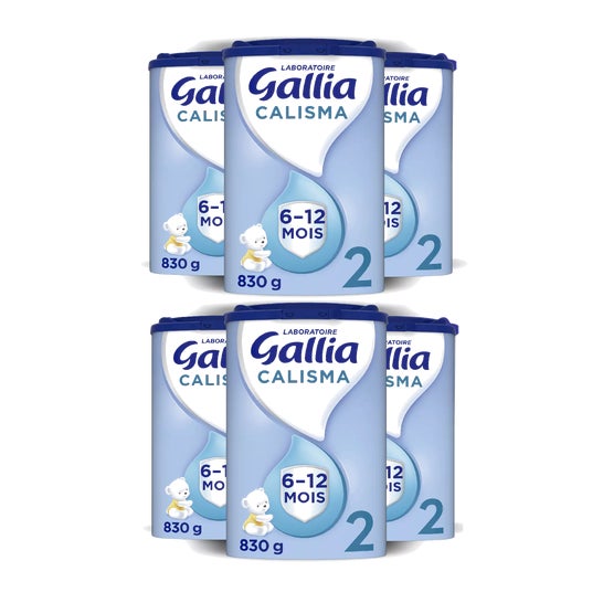 Gallia Calisma Pack Leite Infantil 2 6-12M 6x830 g