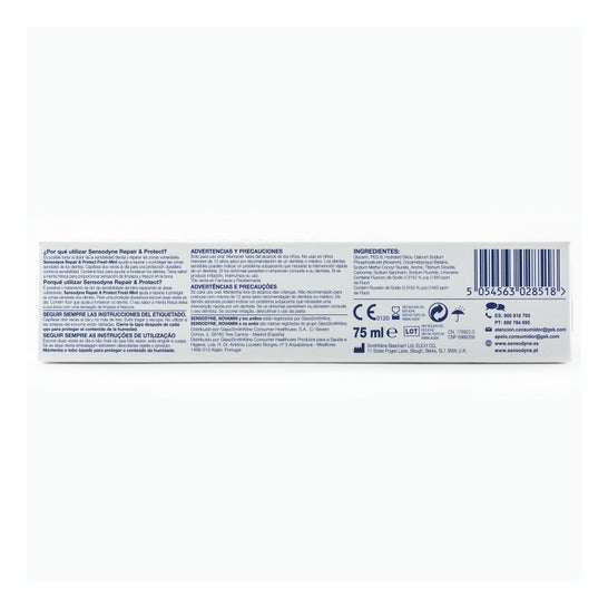 Sensodyne Repara e Protege o Dentífrico Menta Fresca 75ml