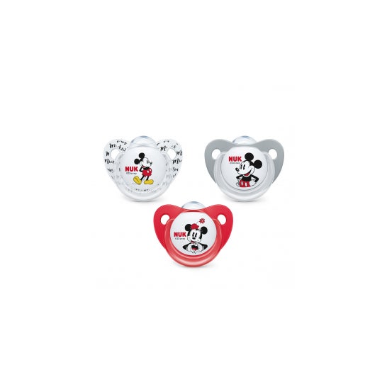 Chupeta Nuk Mickey Mouse silicone T1 1ud