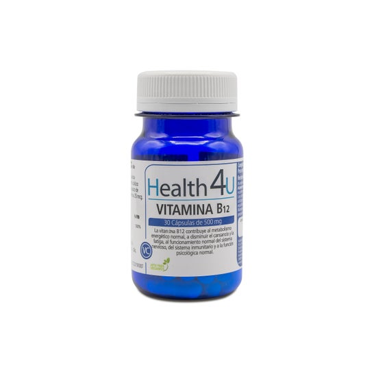H4U Vitamina B12 30 Cápsulas de 500mg