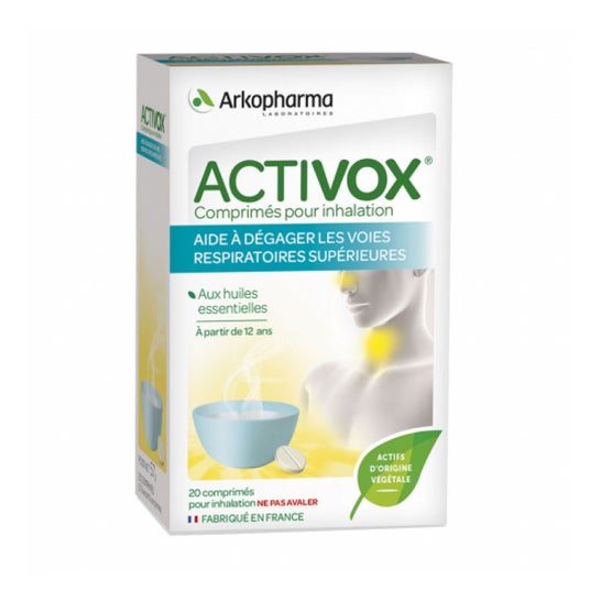 Activox Óleo Essencial Inalação Comprimidos para inalação Caixa de 20