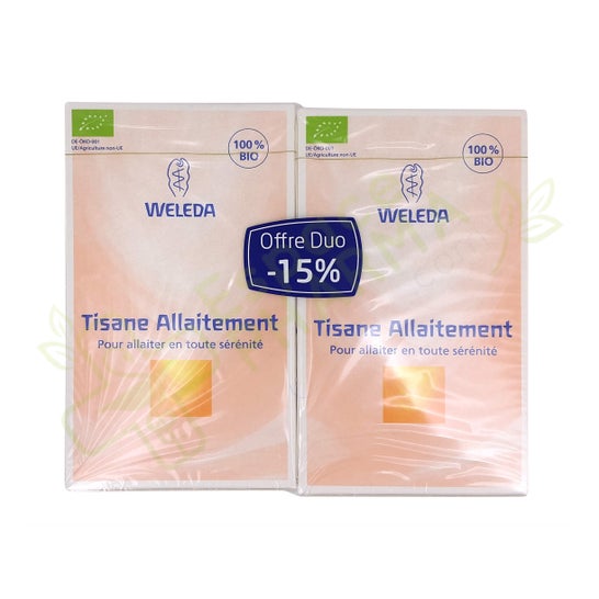 Weleda Breastfeeding Herbal Tea Duo Oferecer 2 Caixas de 20 Sachês