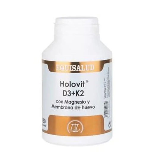 Holovit D3+K2 com Tampa de Magnésio e Membrana Egg 180caps Holovit D3+K2 com Tampa de Magnésio e Membrana Egg 180caps