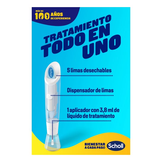 Scholl Anti-Fungal Treatment Pack 3,8ml + 5 limas