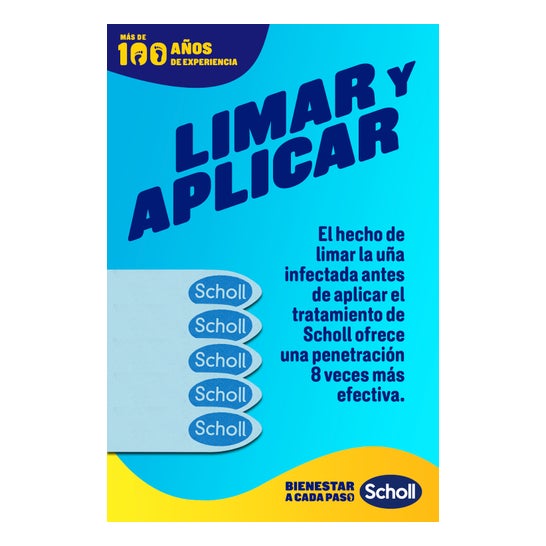 Scholl Anti-Fungal Treatment Pack 3,8ml + 5 limas