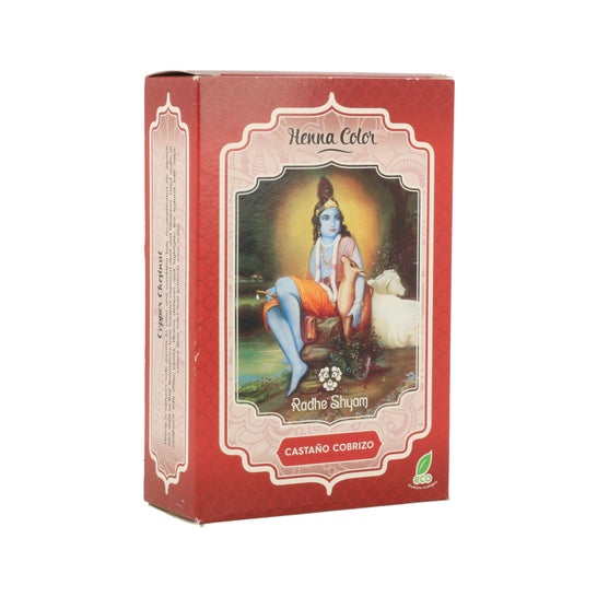 Radhe Shyam Henna Castanha Castanha Cobrizo Pó