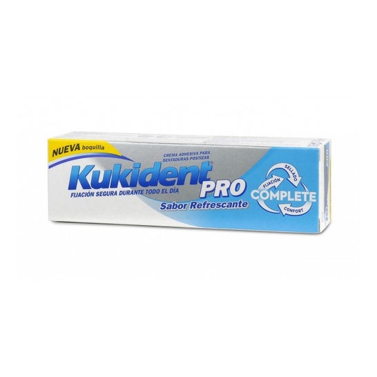 Kukident Pro Complete creme adesivo refrescante 47g