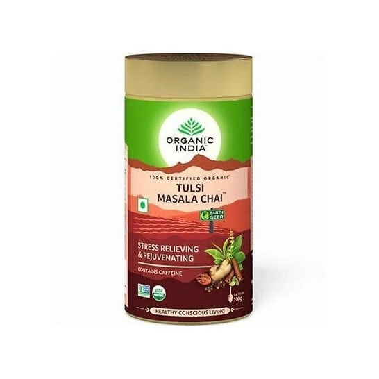 Índia Orgânica Tulsi Masala Chai 100g