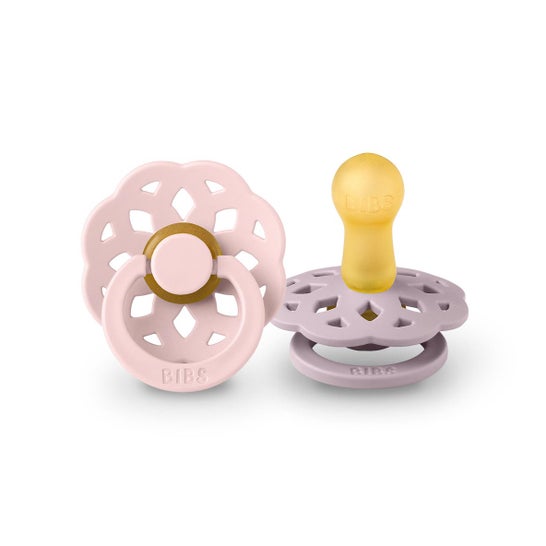 Bibs Boheme Blossom Dusky Lilac 0-6m 2uds