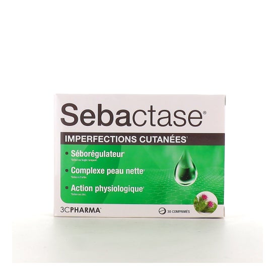 3C Pharma - Sebactase Imperfeições da pele 30 comprimidos