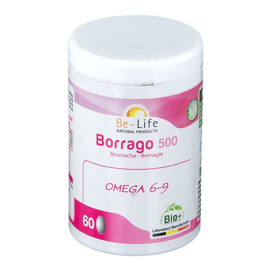 Belife Borrago 500 borragem Bio 60 cápsulas