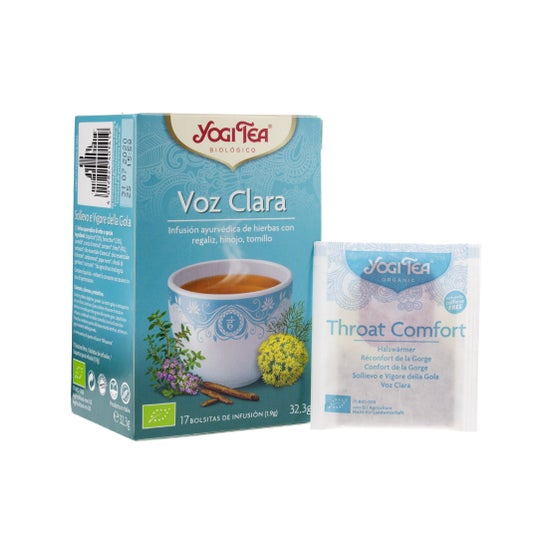 Yogi Tea clear voice 17 sacos
