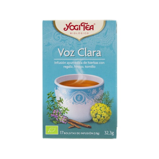 Yogi Tea clear voice 17 sacos