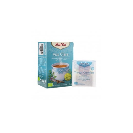 Yogi Tea clear voice 17 sacos
