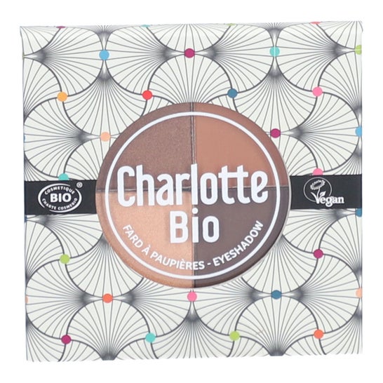 Charlotte Bio Paleta de Sombras Nude Castanho 4x1.4g
