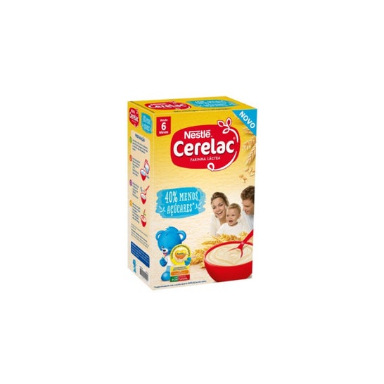 Nestlé Cerelac Farinha Láctea 40% Menos Açúcares 6M+ 2x500g