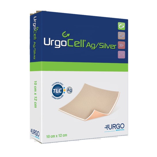 Urgo Dressings Urgocell Ag Silver Não Adesivo 10x12cm 10uds