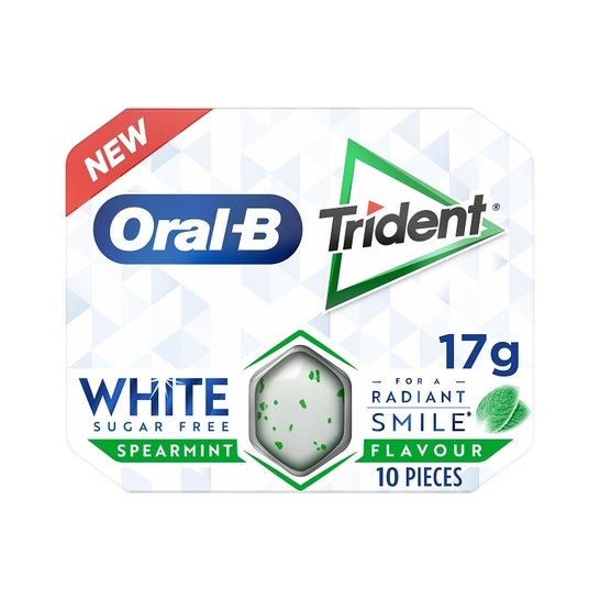 Trident White Sugar Free Spearmint 10 Unidades