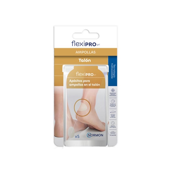 Normon Flexipro Curativos Bolhas Calcanhar 5 unid.