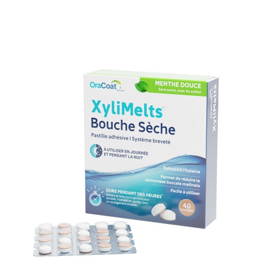 XyliMelts Boca Seca Menta Doce Sem Açúcar 40comp