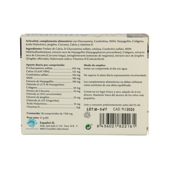 Articudol 30 Capsulas Espadiet,