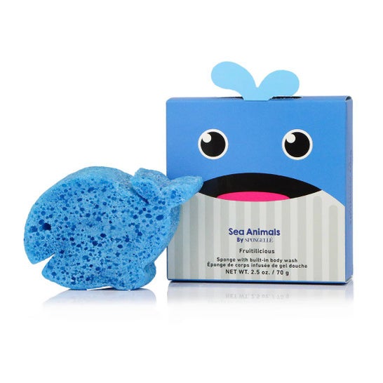Spongellé Walter Whale Animais Marinhos Esponja 70 g