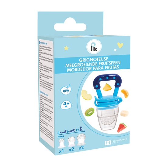 Plic Care Mordedor Frutas Bebê Azul 1 Unidade