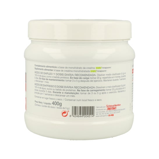 Nutrisport Creatina Monoidrato de Creatina em Pó 400g