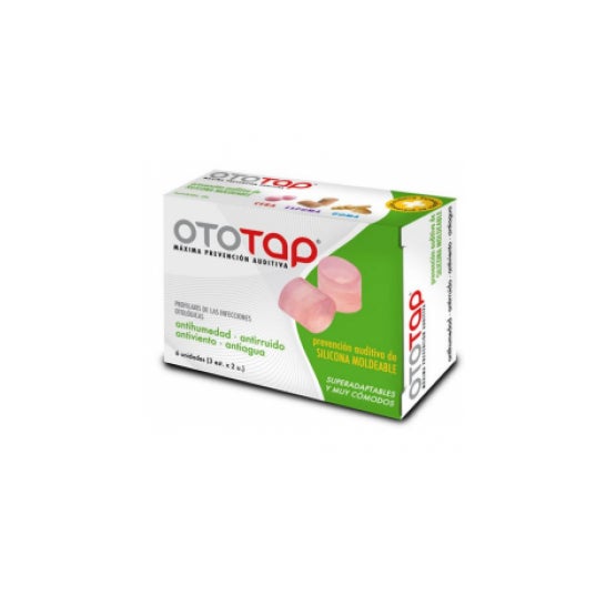 Tampões OtoTap de silicone para os ouvidos 6pcs