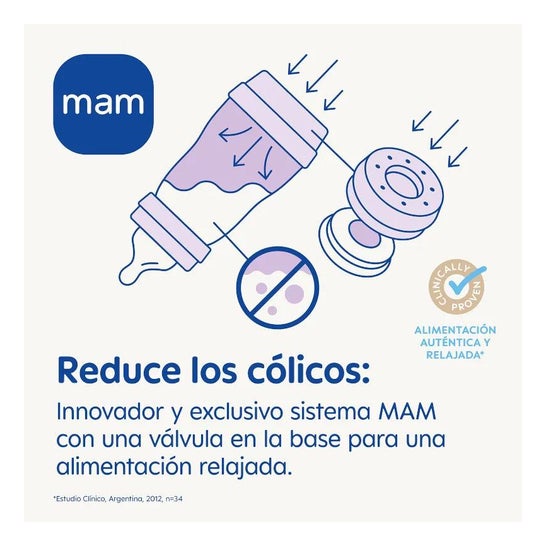 Mam Biberón Easy Start Anti-Cólicos 320ml Azul 1ud Mam Biberón Easy Start Anti-Cólicos 320ml Azul 1ud