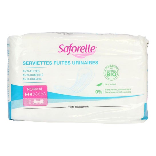 Saforelle Toallas Incontinencia Normal 12uds