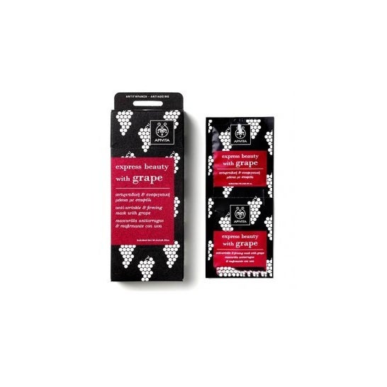Apivita Express Beleza anti-rugas máscara de olho uva 2x2ml